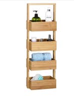 Badkamerrek Bamboe 88x16x28cm (Interieur, Voor in Huis), Verzenden, Nieuw