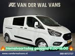 Ford Transit Custom | 2.0 TDCI 131pk L2H1 Dubbele Cabine, Auto's, Bestelauto's, Gebruikt, Euro 6, Wit, Dealer onderhouden