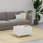 Salontafel | Bijzettafel | Dressoir | 68x50x44cm | Wit, Verzenden, Nieuw