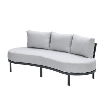 Garden Impressions Toscana loungebank L225 cm - donker grijs, Verzenden, Nieuw