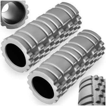 Fasciaroller massagerol - grijs, Set van 2, Verzenden, Nieuw