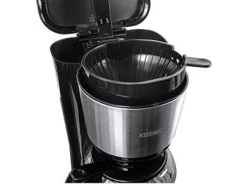 Koenic -  Kcm 101024 - Koffiezetapparaat 125 L  - Zilver, 10 kopjes of meer, Verzenden, Nieuw, Koffiemachine