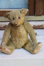 Steiff: Teddybeer, 1920-1926, met Steiff knoop - Teddybeer -