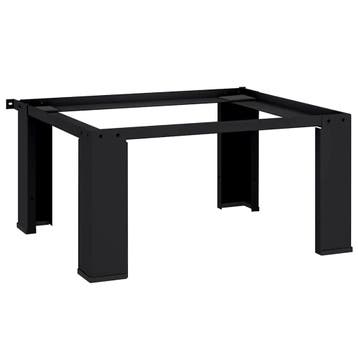 vidaXL Wasmachineverhoger Zwart 64 x 55 x 32,5 cm Staal, Witgoed en Apparatuur, Verzenden, Nieuw