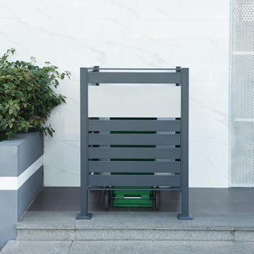 [en.casa] Containerombouw Uusikaupunki 120x91x91 cm antracie, Verzenden, Nieuw