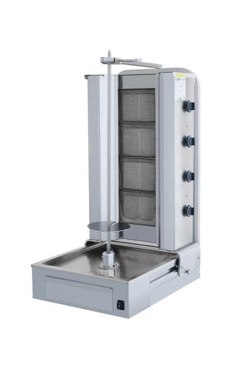 Dibeksan Donergrill | Gas | 4 Branders | Max. 70 kg | Nieuw!, Ophalen of Verzenden, Nieuw in verpakking, Fornuis, Frituur en Grillen