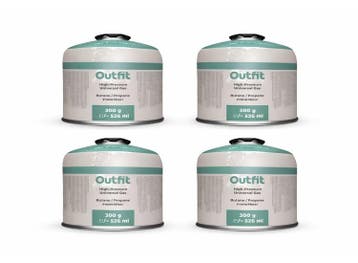 4-pack Outfit Universele Gaskartouche 450 g Butaan/Propan -, Verzenden, Nieuw
