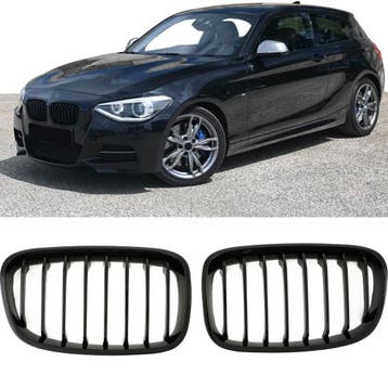 Grille glans zwart geschikt voor BMW 1 Serie F20 F21 |