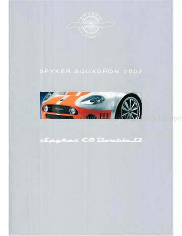 2002 SPYKER CARS C8 DOUBLE 12 PERSMAP ENGELS, Nieuw, Author