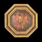 Icoon - Annunciatie - Hout - Antieke icoonafdruk - 30 cm