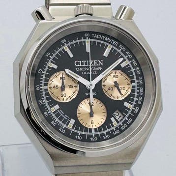 Citizen - Bullhead Chronograph Panda EU(No Tax) - Zonder, Nieuw