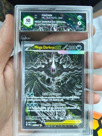 Pokémon Graded card - mega Darkrai ex 116/084 - Graad 10 -, Hobby en Vrije tijd, Verzamelkaartspellen | Pokémon, Nieuw