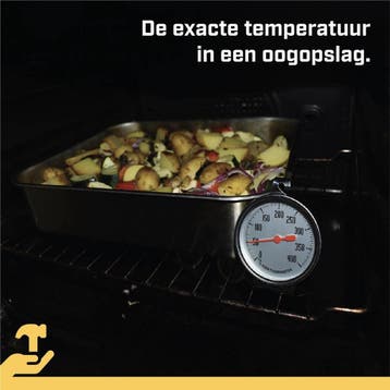 Tool Meister OT4 Oventhermometer - Keukenthermometer -, Ophalen of Verzenden, Zo goed als nieuw
