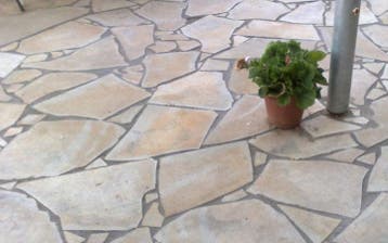 mediterraanse flagstones Solnhofer tuintegels € 31,95 p/m2, Tuin en Terras, Tegels en Klinkers, Nieuw, Natuursteen, Terrastegels