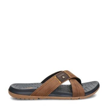 Nelson slippers voor heren in het Cognac, Kleding | Heren, Schoenen, Slippers, Overige kleuren, Verzenden, Nieuw