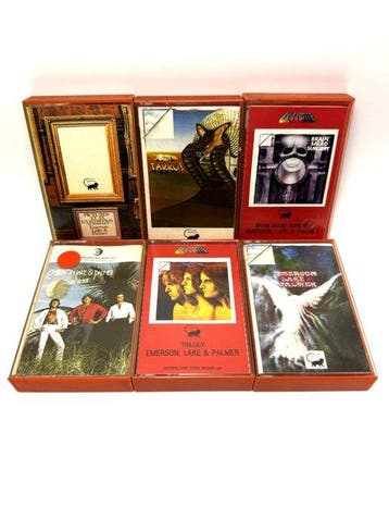 Emerson, Lake & Palmer - Lotto 6 Musicassette MC Progressive, Nieuw in verpakking