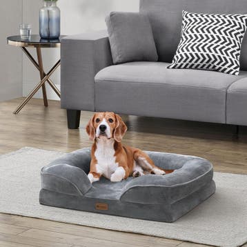 Hondenmand / Kattenmand Sheena M - 72 x 60 cm - Grijs, Dieren en Toebehoren, Hondenmanden, Verzenden, Nieuw