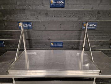Wandschap | plateau | RVS | 104 cm | horeca, Gebruikt, RVS Meubilair