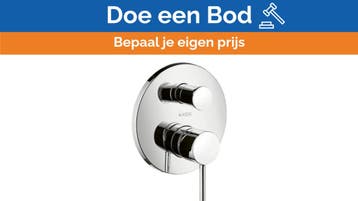Bieden: Hansgrohe Starck bad mixer tab chrome, Doe-het-zelf en Verbouw, Ophalen of Verzenden, Nieuw