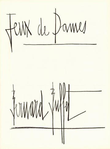 Bernard Buffet (1928-1999) - Jeux de Dames