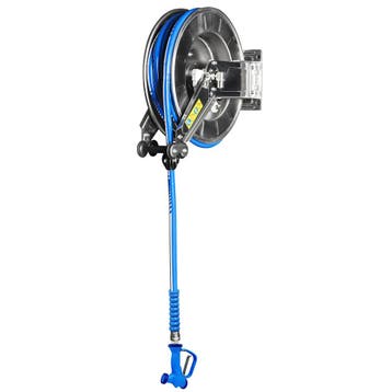 Slanghaspel | HENNINK | 10m | Automatische Oproller | Max., Verzenden, Nieuw in verpakking