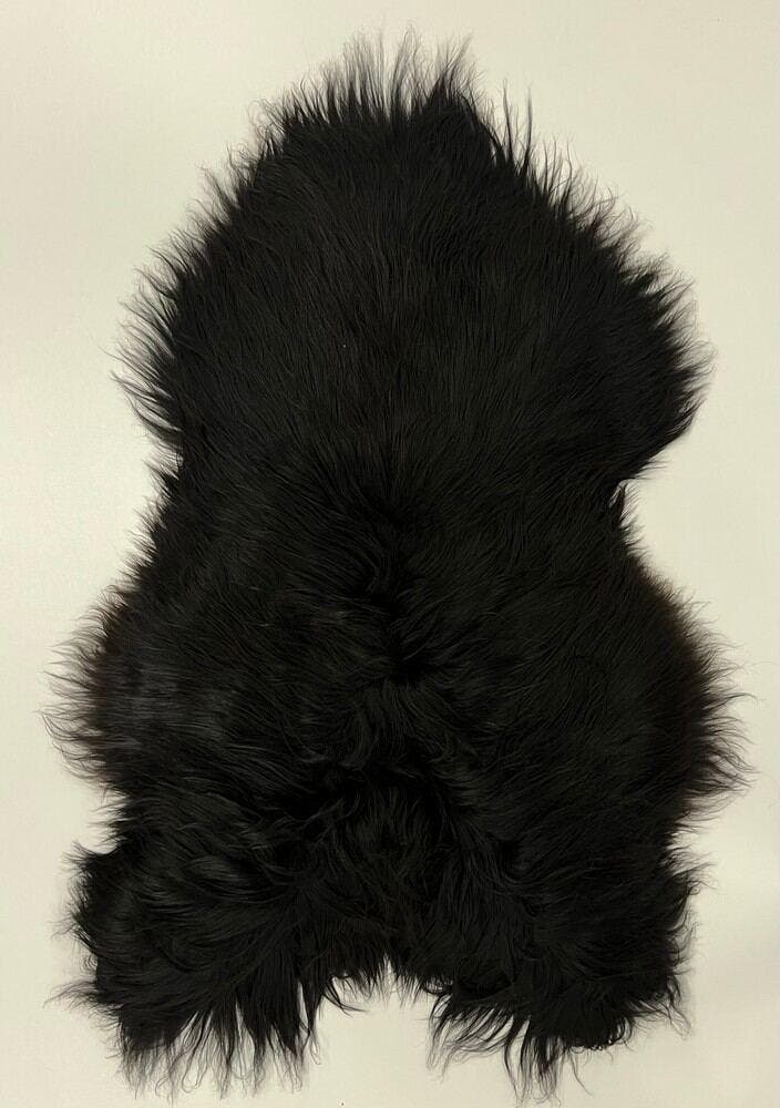 Schapenvacht Ijslands Zwart schapenvel schapenhuid By Max, Huis en Inrichting, Stoffering | Tapijten en Kleden, Nieuw, Ophalen of Verzenden
