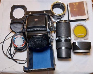Rollei SL66 Medium Format 6x6 SLR Kit - Carl Zeiss Sonnar, Nieuw