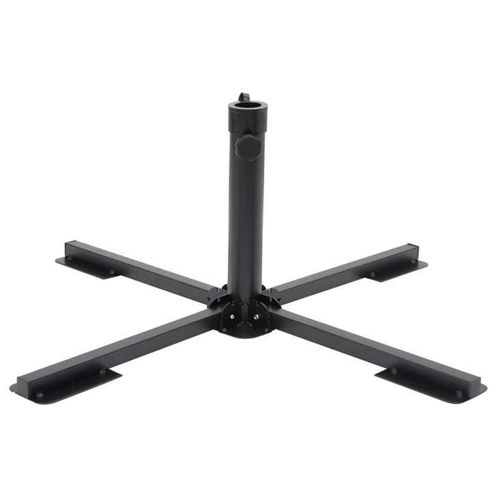 vidaXL Parasolvoet inklapbaar voor Ø38/48 mm stok staal, Tuin en Terras, Parasols, Parasolvoet, Nieuw, Verzenden