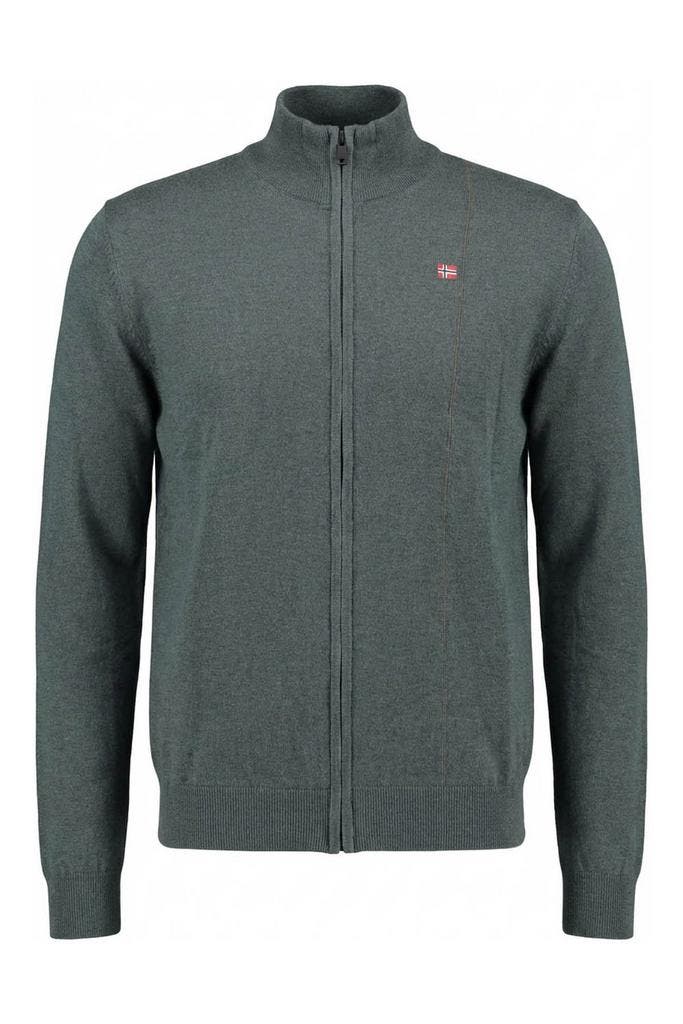 Napapijri Vest in maat M Groen, Kleding | Heren, Truien en Vesten, Overige kleuren, Zo goed als nieuw, Verzenden