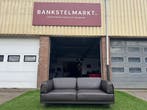 Bankstel Poltrona Frau sofa Twice bruin leren design bank, Design, Driepersoons, Rechte bank, Leer