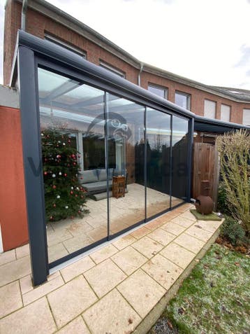 Glazen schuifwand / schuiframen / schuifpui, Tuin en Terras, Ophalen of Verzenden, Nieuw