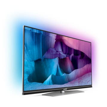 Philips 55PUK7150/12 - 55 inch Ambilight Smart TV, Ophalen, Philips, Zo goed als nieuw, 100 Hz