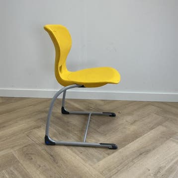 Proform ergonomische schoolstoel  zithoogte 47 cm,  geel -, Huis en Inrichting, Ophalen of Verzenden, Gebruikt, Stof, Eén