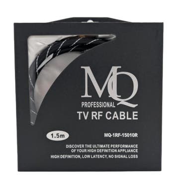 MQ Professional 1,5 Meter Coax kabel, Audio, Tv en Foto, Audiokabels en Televisiekabels, Verzenden, Refurbished