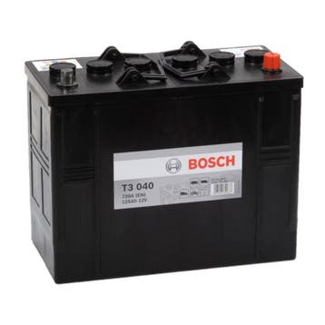 Bosch Startaccu 12 volt 125 ah T3 040 Black truckline, Watersport en Boten, Ophalen of Verzenden, Nieuw