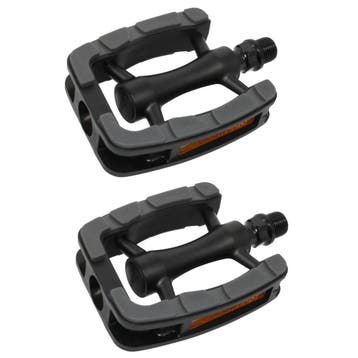 Union Aluminium fiets pedaal - non-slip oppervlak - zwart..., Ophalen of Verzenden, Nieuw, Crankstel of Pedalen