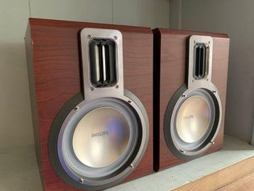 Philips - FWB-MCM760 / 2-Way Bass-Reflex Bookshelf with, Nieuw
