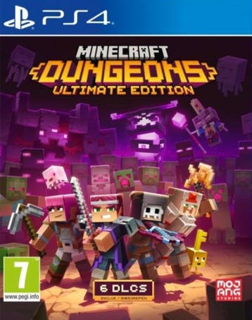 Minecraft Dungeons Ultimate Edition (PlayStation 4), Verzenden, Gebruikt, Vanaf 3 jaar