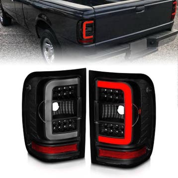 ANZO 01-11 Ford Ranger LED Taillights - Black Housing w/, Ophalen of Verzenden, Nieuw