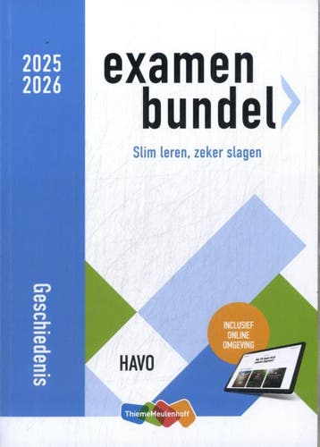 Examenbundel Geschiedenis havo 20252026 9789006993349, Verzenden, Zo goed als nieuw