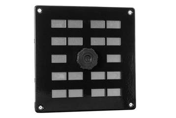OUTLET Nedco aluminium schuifrooster zwart - 160x160mm, Ophalen of Verzenden, Nieuw