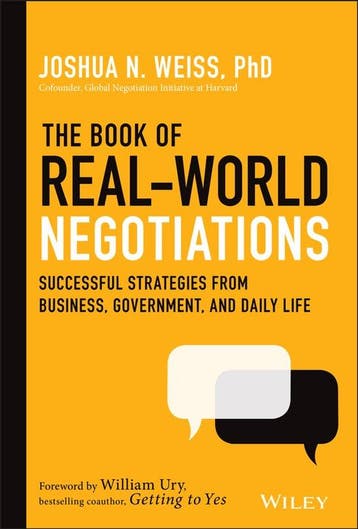 9781119616191 The Book of Real-World Negotiations, Verzenden, Nieuw, Joshua N. Weiss