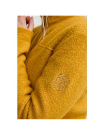 Ivanhoe dames wollen full-zip vest Beata Autumn Blaze - Geel, Kleding | Dames, Ivanhoe of Sweden, Verzenden, Nieuw, Geel