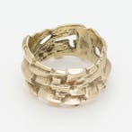 Ring - 14 karaat Geel goud, Sieraden, Tassen en Uiterlijk, Ringen, Nieuw