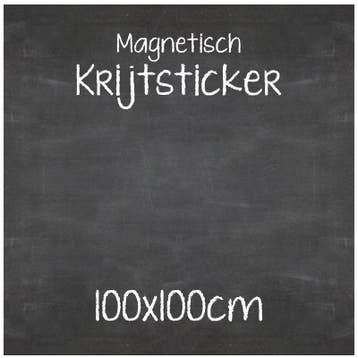Magnetische Krijtsticker 100x100 cm, Nieuw in verpakking