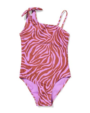 HEMA Kinderbadpak zebra lila, Verzenden, Nieuw