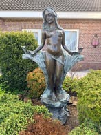 Sculptuuur voor buiten, Fontein - 195 cm - Brons