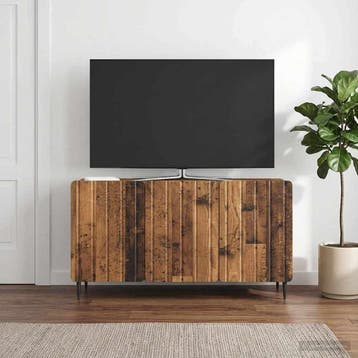 vidaXL TV-kast 99 x 34,5 x 52 cm Oud hout Bewerkt hout, Minder dan 50 cm, Verzenden, Nieuw, Minder dan 100 cm