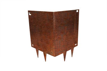 Cortenstaal Borderrand Buitenhoek voor Borderrand 40 cm Hoog, Verzenden, Nieuw