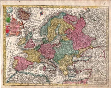 Europa - Europa; Seutter, Georg Matthaus (1678-1757) -, Nieuw